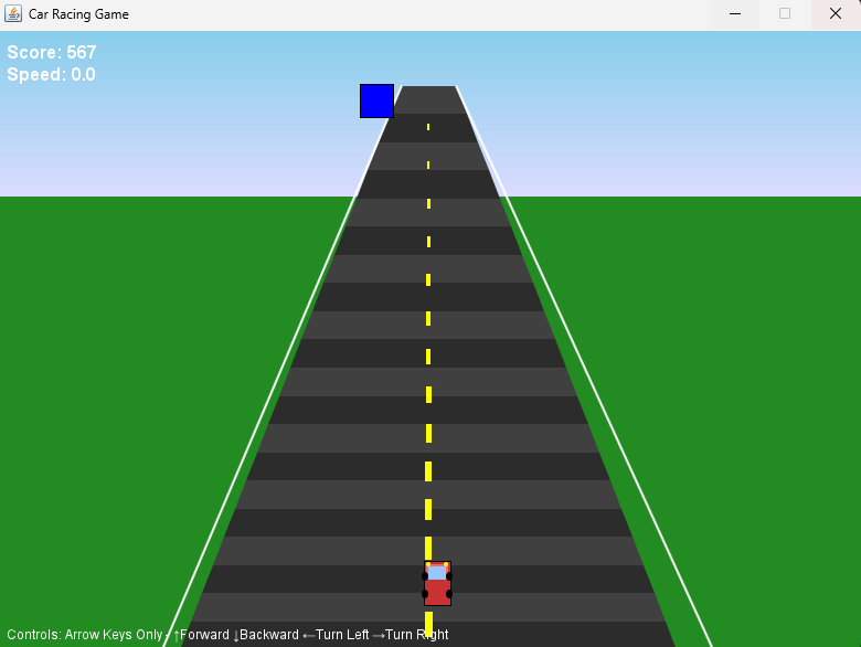 3D Car Racing Game Screenshot